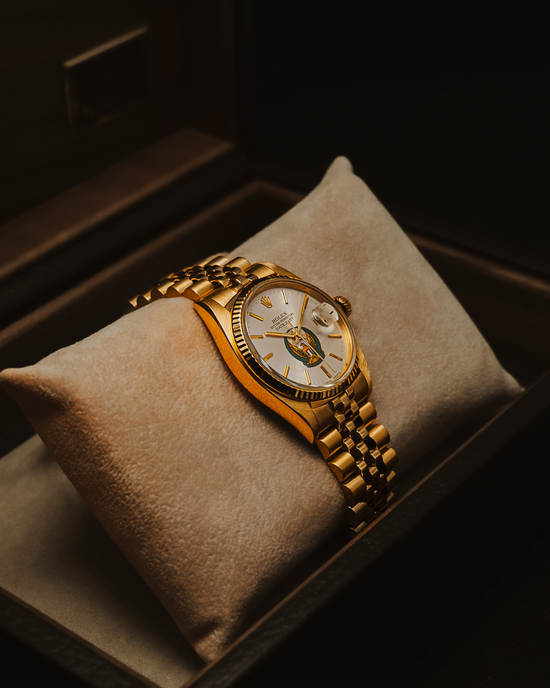 Luxury watch editorial detail